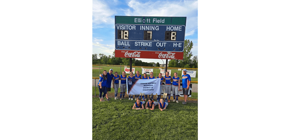 2025 Junior Softball All Stars - District Champions/State Qualifiers