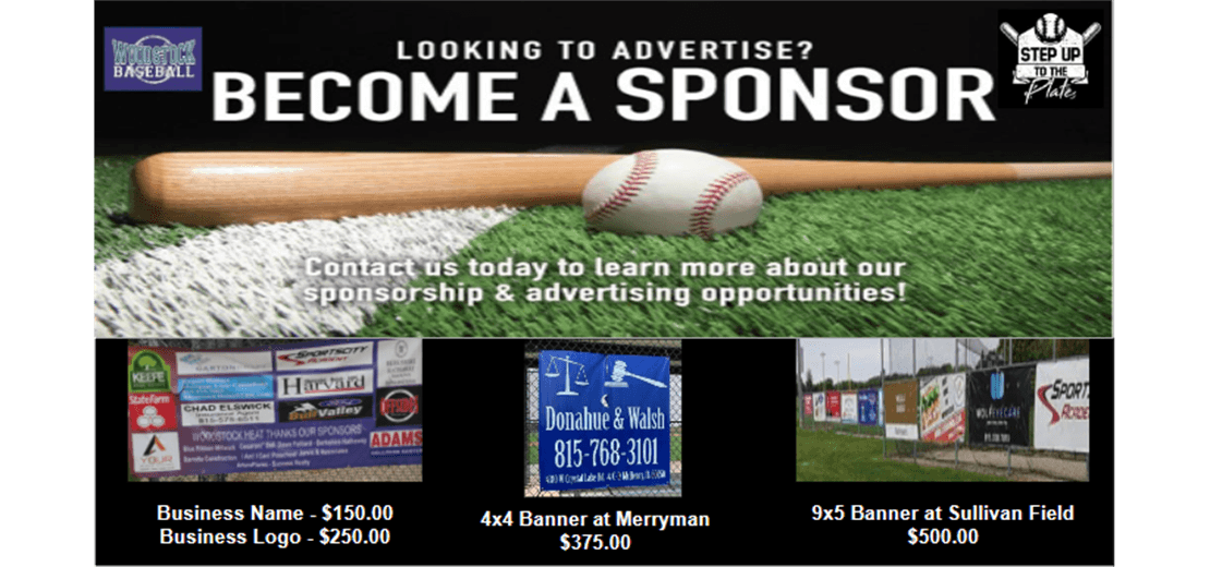 Sponsor Woodstock Little League