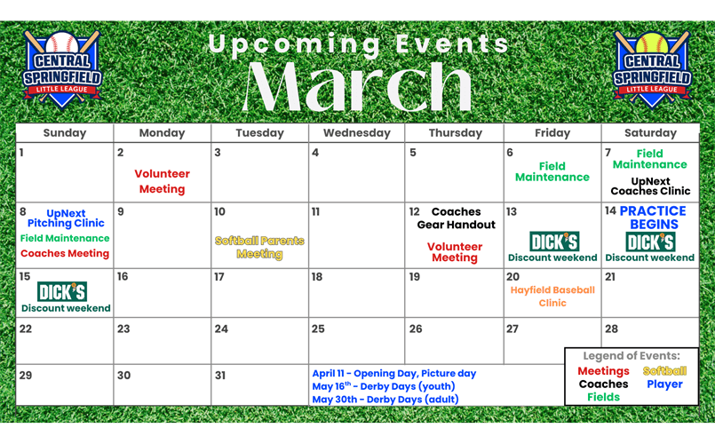 March Events