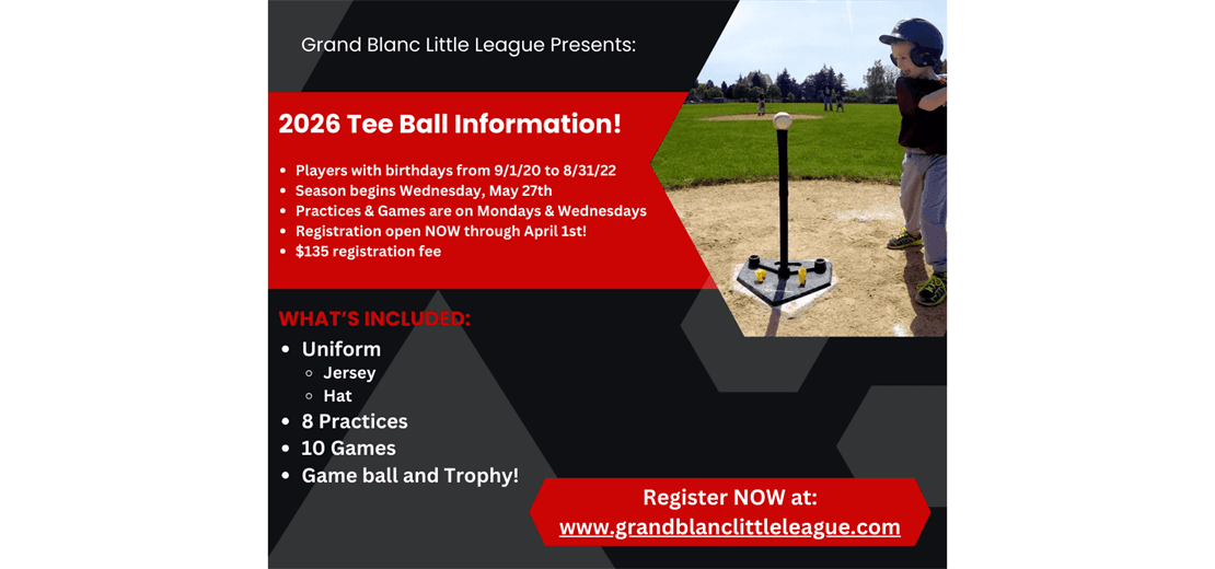 2026 Tee Ball Info!