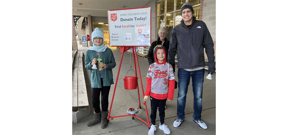 Ringing Bells for the Salvation Army