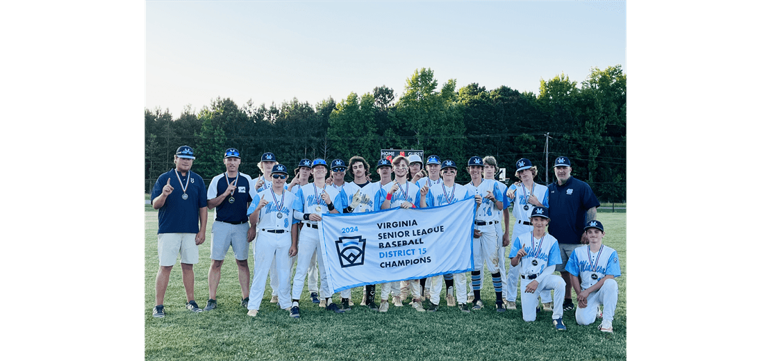 Senior Baseball District Champs 2024