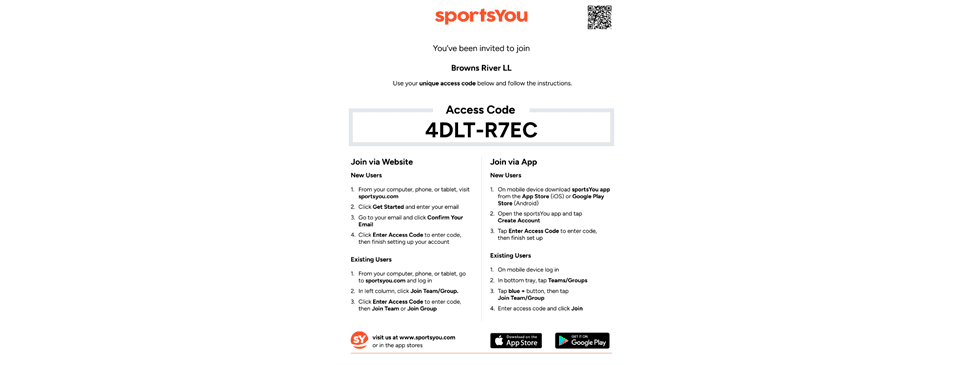 SportsYou Info
