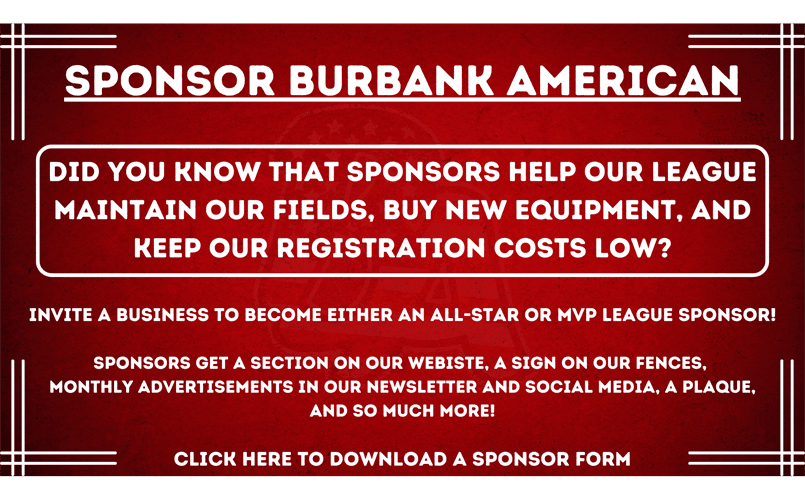 Sponsor Burbank American Little League