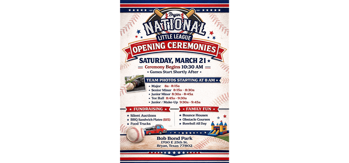 Opening Day! Saturday, March 21!