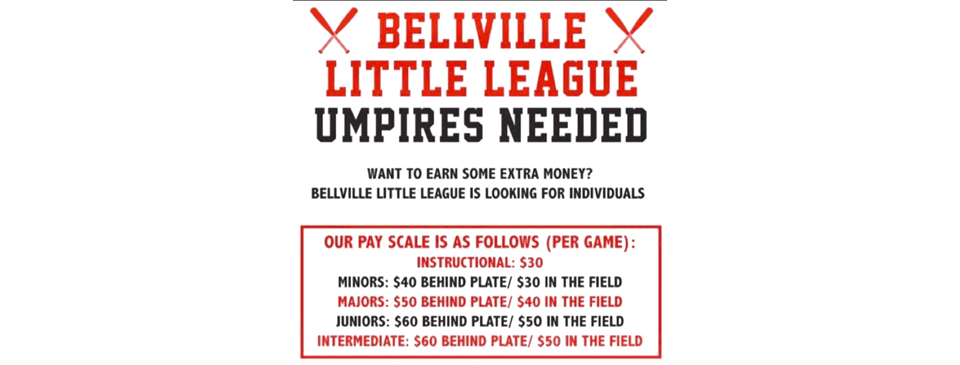 Umpires Needed!