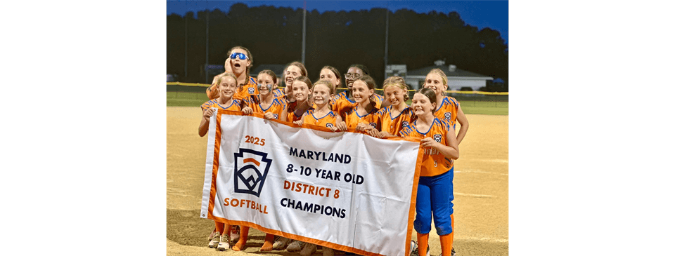 Minors Softball MD District 8 Champs 2025