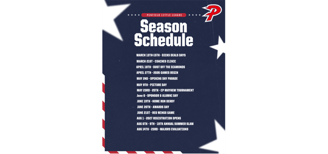 2026 Schedule