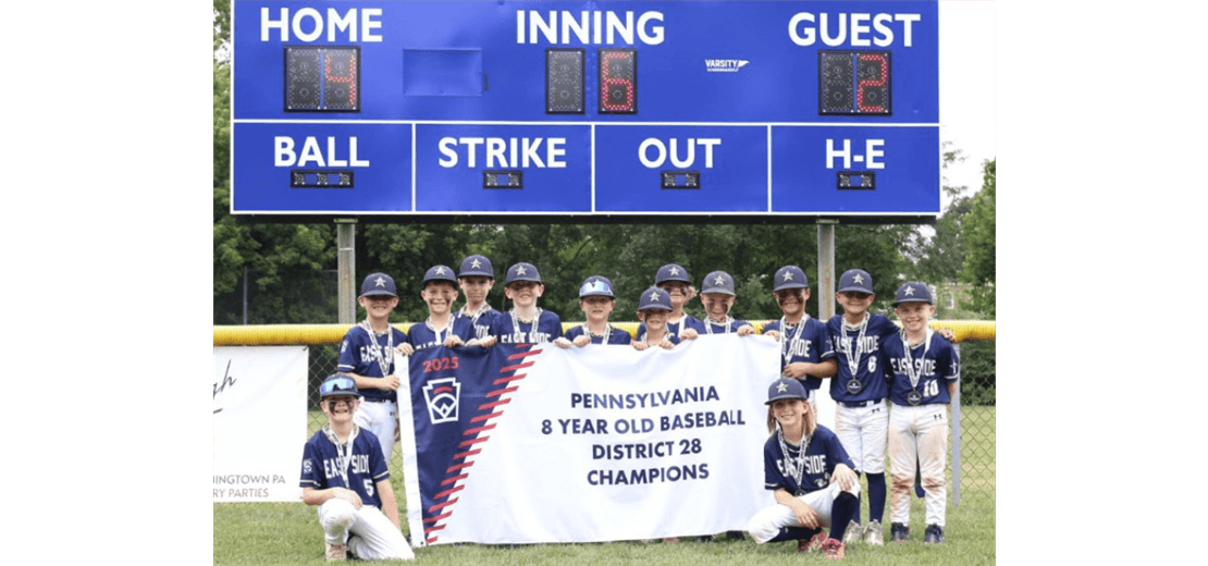 2025 ESLL 8U District Champions!!