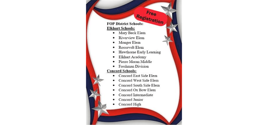 Registrations are FREE