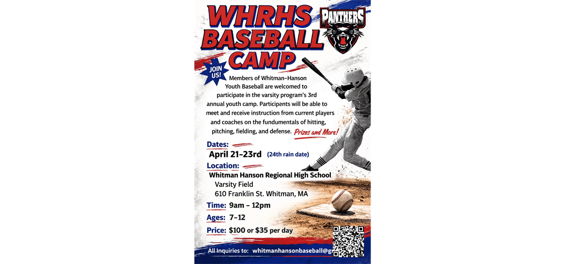 Whitman Hanson Panthers Baseball Camp