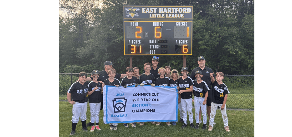 2025  CT Little League 9-11 YO Baseball Section 3 Champions