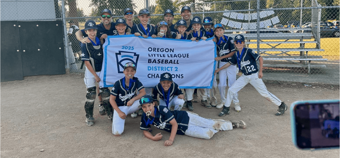 2025 12U Baseball District 2 Champions