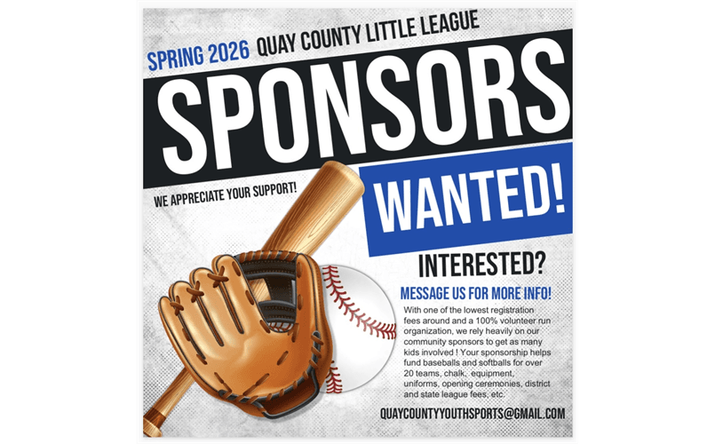 2026 Sponsors Wanted!
