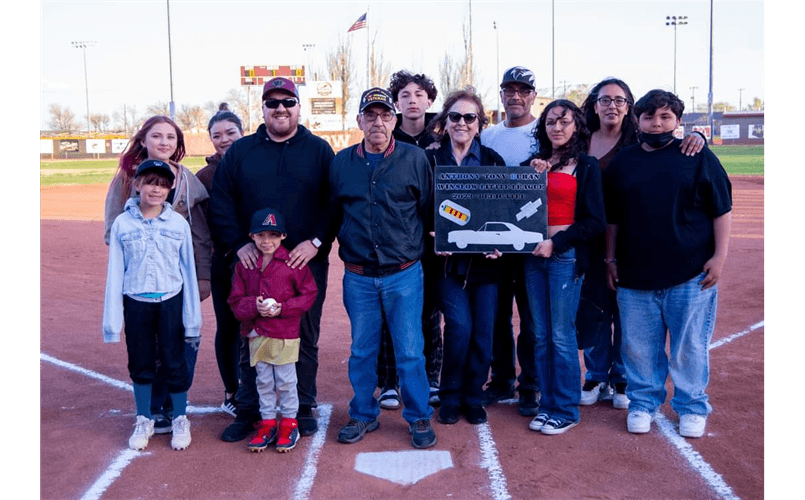 2023 Dedicatee Anthony (Tony) Duran and his family