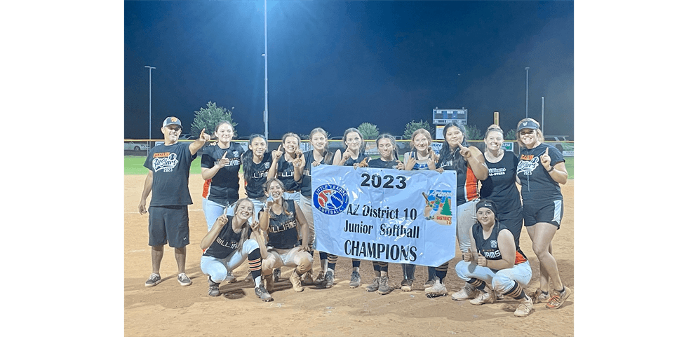 DISTRICT 10 JUNIORS SOFTBALL CHAMPIONS!