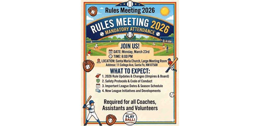 Rules Meeting 3/23/26
