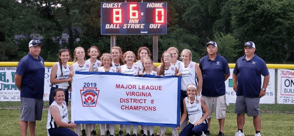CALL 2019 Majors Softball District 8 Champions