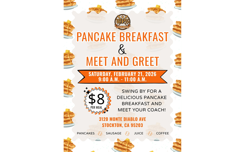 Pancake Breakfast and Coach Meet and Greet this Saturday!