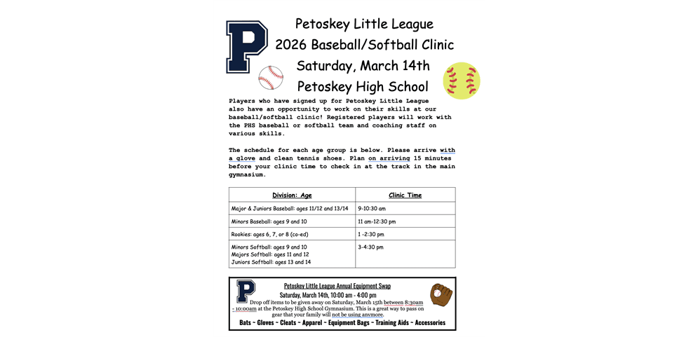 Petoskey Little League photo
