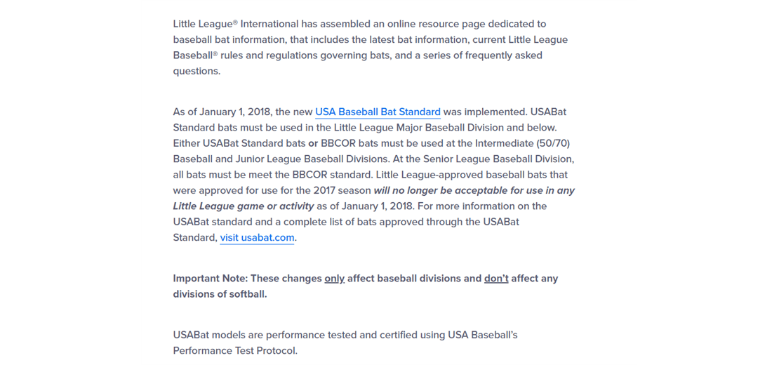 Baseball Bat Standard