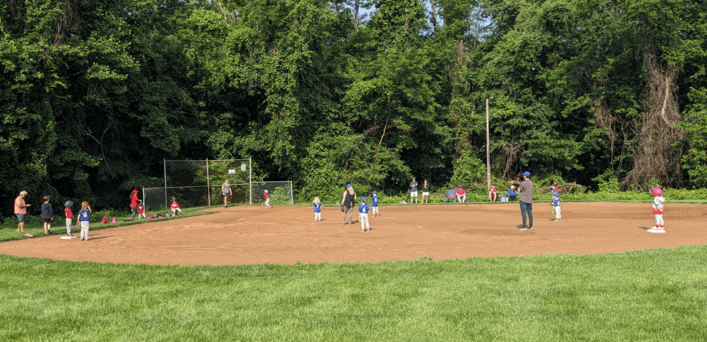 T-Ball Game at Groveton Heights Park