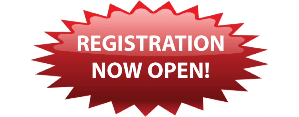 Registration is Open
