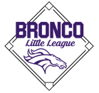 Bronco Little League Baseball logo