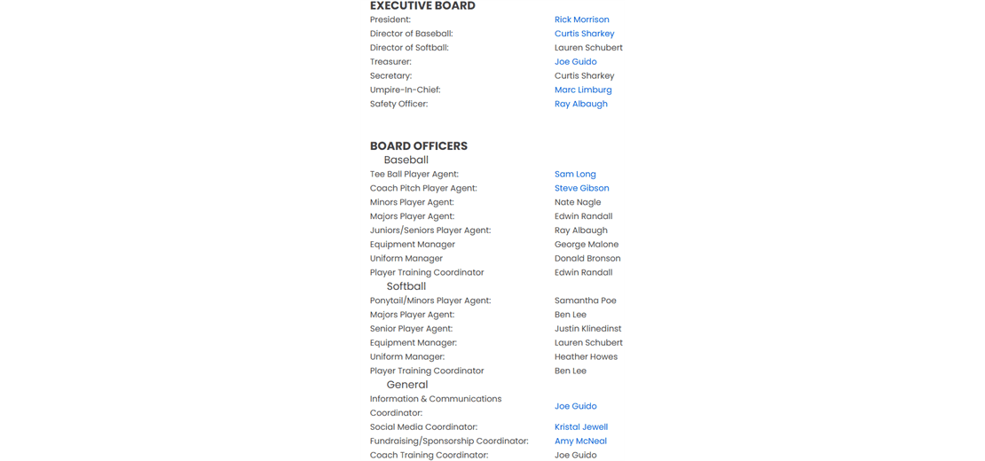 Newly Elected 2026 NCLL Board Members