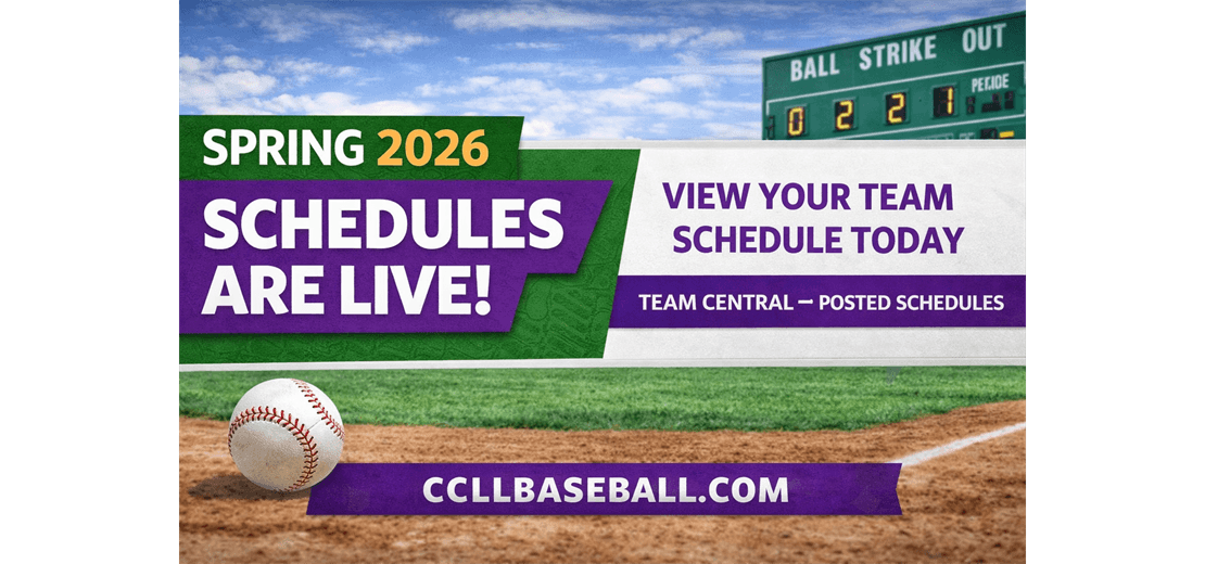 2026 Spring Schedule Posted
