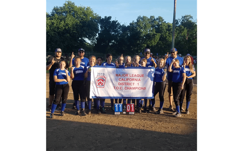 2019 Major Softball TOC Champions