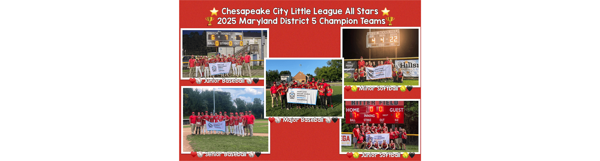 Maryland District 5 Champion Teams 2025