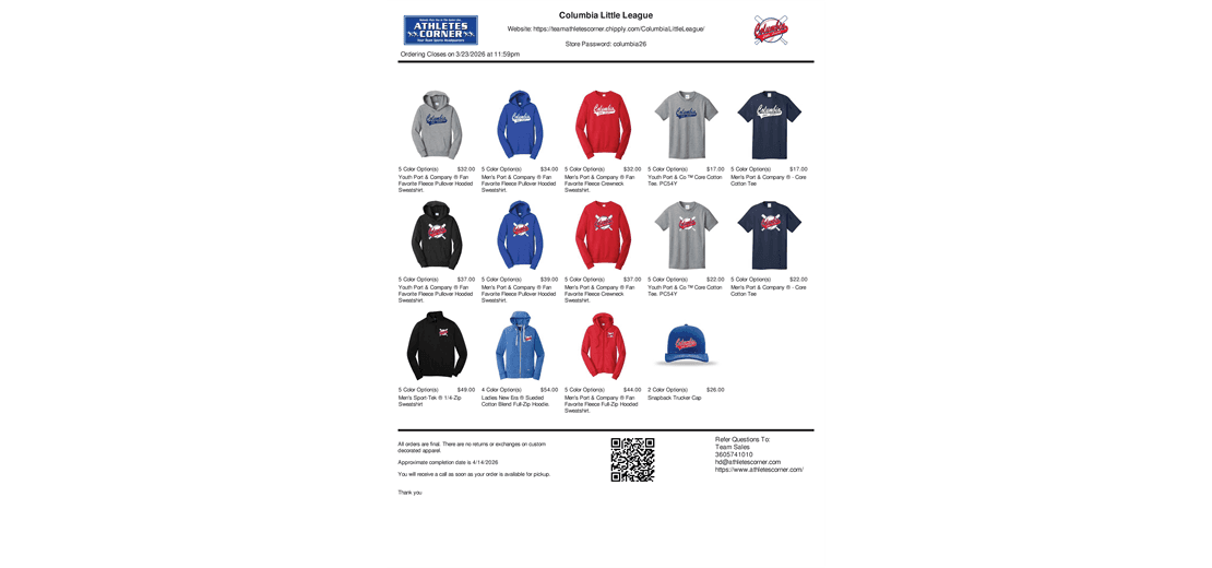 *NEW* Columbia Apparel Store - Closes 3/23