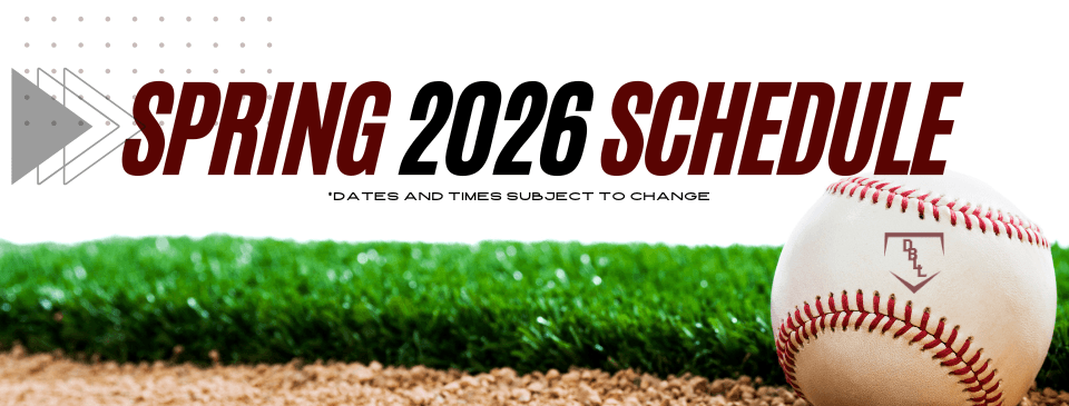 2026 Spring Schedule