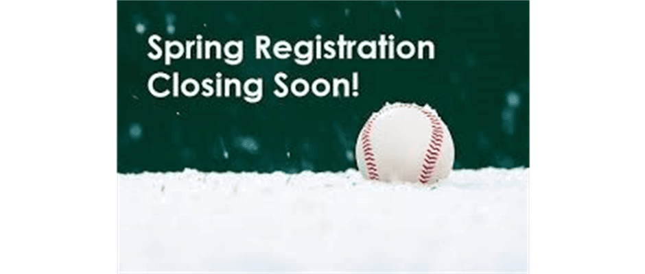 Spring 2026 Registration Closing Soon!