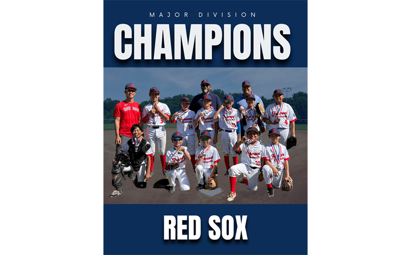 2025 FCLL Major Champions - Red Sox
