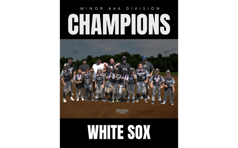 2025 FCLL Minor Division Champions - AAA White Sox