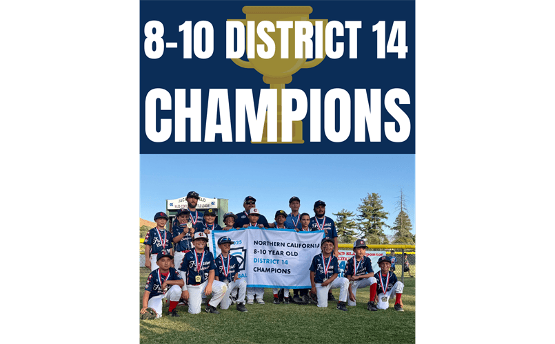 2025 District 14 8-10 All Star Champions