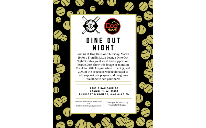 Dog Haus Dine Out Night