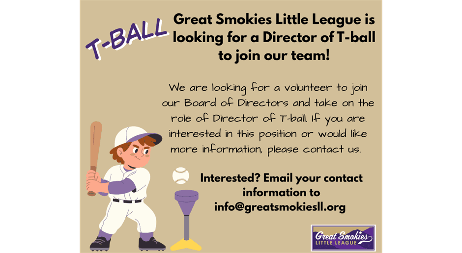 In Search Of a Director of T-ball