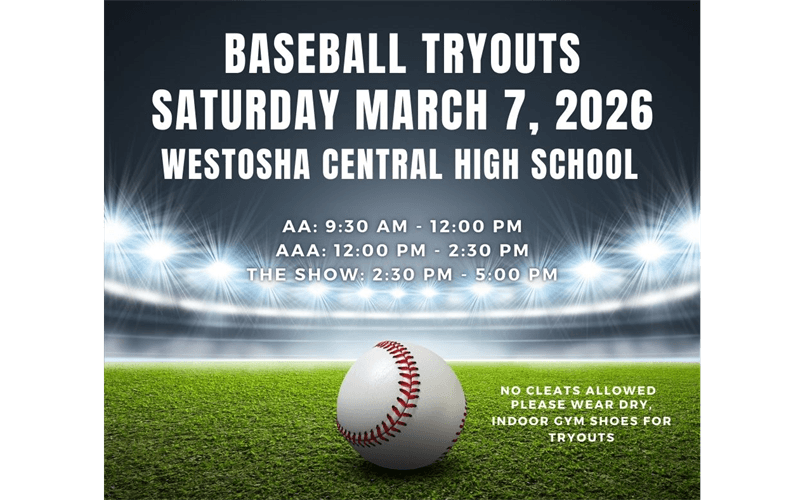 Baseball Tryouts 2026