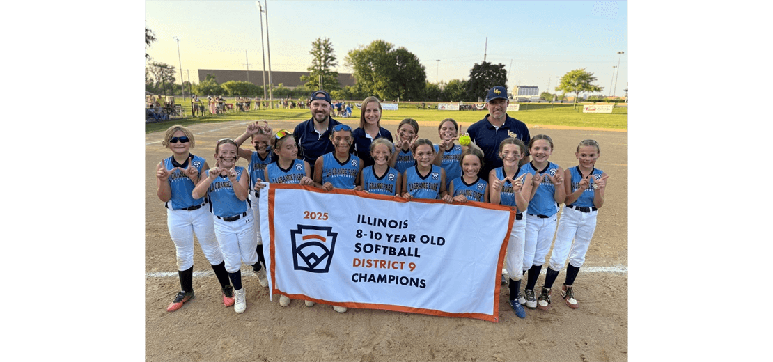 Congratulations to the 2025 District Champion Softball 8-10 Team
