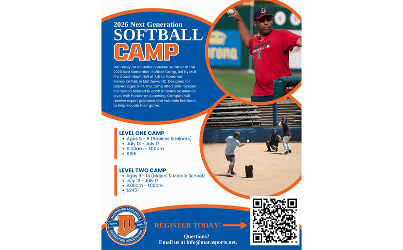 Noah Hall Softball Camp