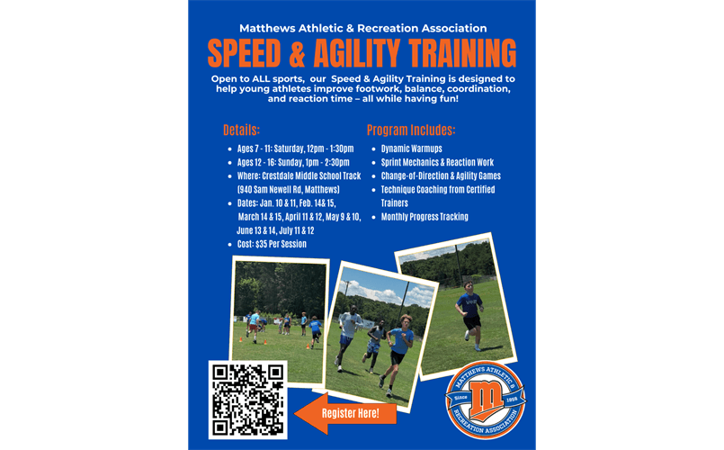 MARA Winter Speed & Agility Clinics
