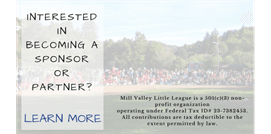 Mill Valley Little League hero