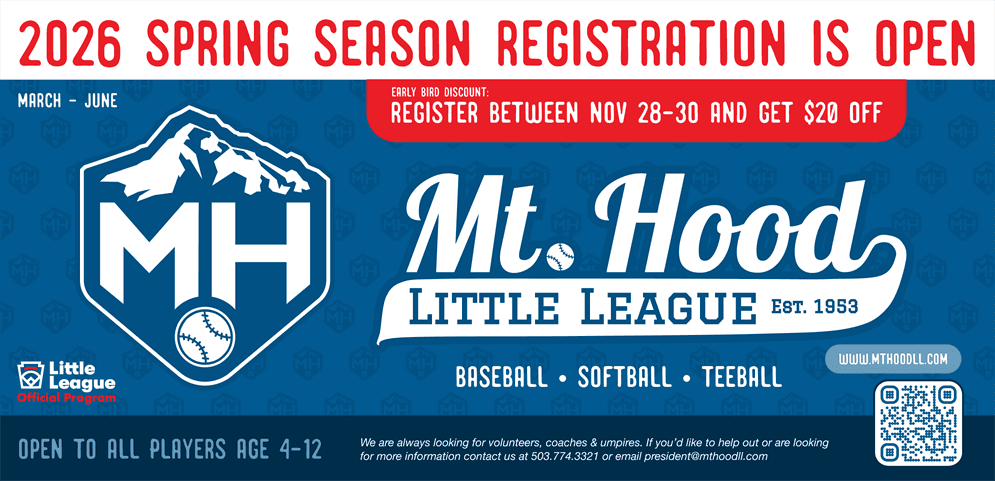 Mount Hood Little League photo