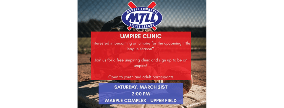 MTLL Umpire Clinic