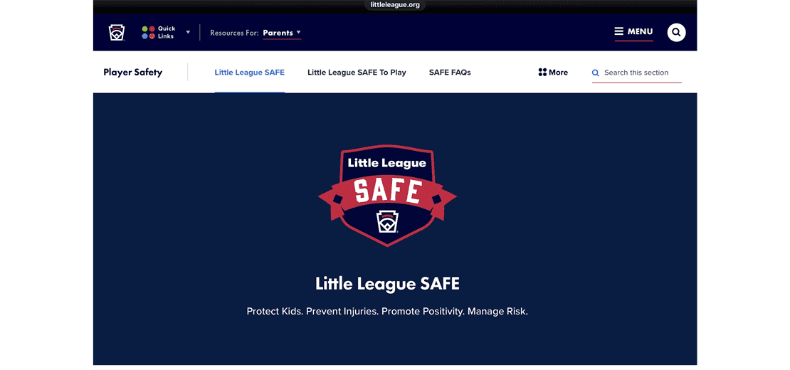 Little League Safe Program