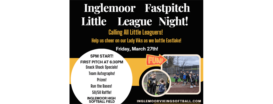 IHS Fastpitch Little League Night