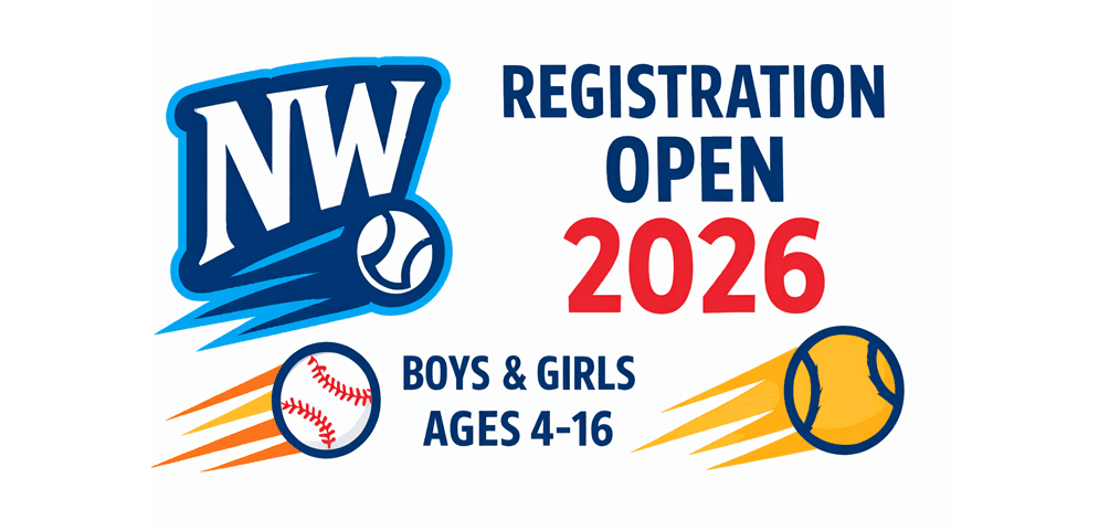 2026 Baseball & Softball Registration Open on November 24, 2025